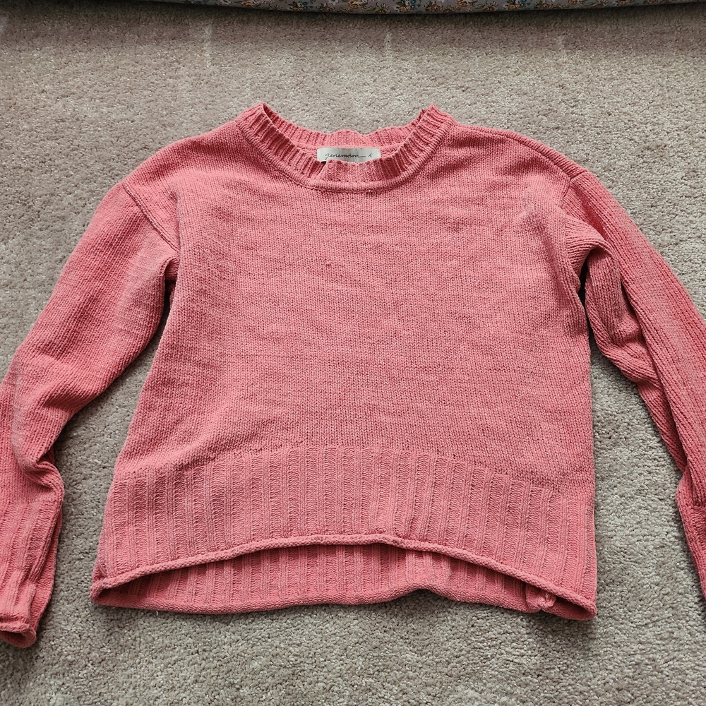 GENERATION Y Women's Rose Crew Neck Sweater